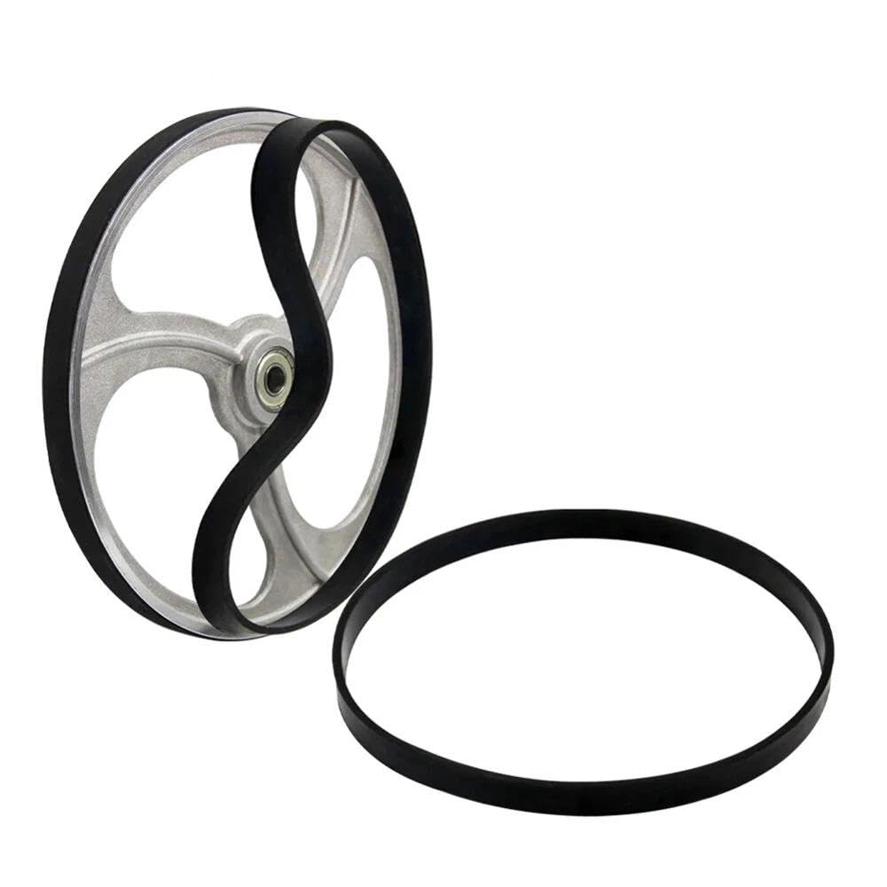 Lot de 2 lames de scie à ruban en caoutchouc antidérapant avec réduction du bruit (25,4 cm)