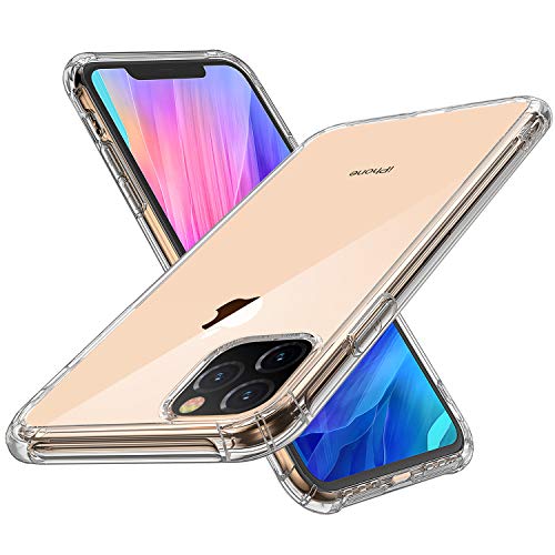 NEUFLY Hülle für iPhone 11 Pro, Transparent Handyhülle Crystal Clear Silikon Schutzhülle für iPhone 11 Pro - 5.8