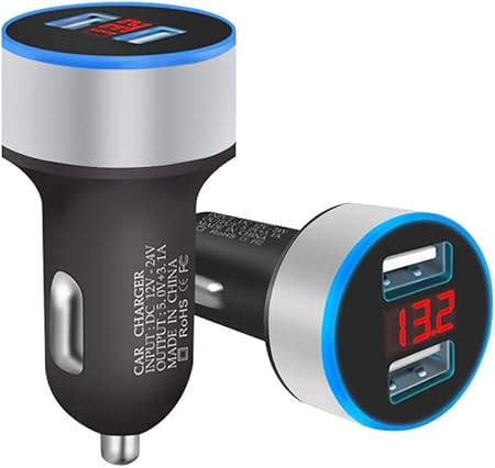Amazon シガーソケット 電圧計付き Usb 2ポート コンパクト Usb増設 Led 2 1a 1a 急速充電対応 カーチャージャー ボルト メーター 表示 12v 24v 車載 充電器 For Iphone Or Android スマホ ブラック グレー シガーソケット充電器 車 バイク Amazon シガーソケット 電圧計付き Usb 2ポート コンパクト Usb増設 Led 2 1a 1a 急速充電対応 カーチャージャー ボルト メーター 表示 12v 24v 車載 充電器 For Iphone Or Android スマホ ブラック グレー シガーソケット充電器 車 バイク