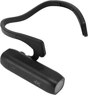 Head Mounted 4K Video Camera, 4K 60FPS 42MP Camcorder, 120° Wide Angle Anti-Vibration Portable Camera with 2 Axis Stabilizer, App Control for