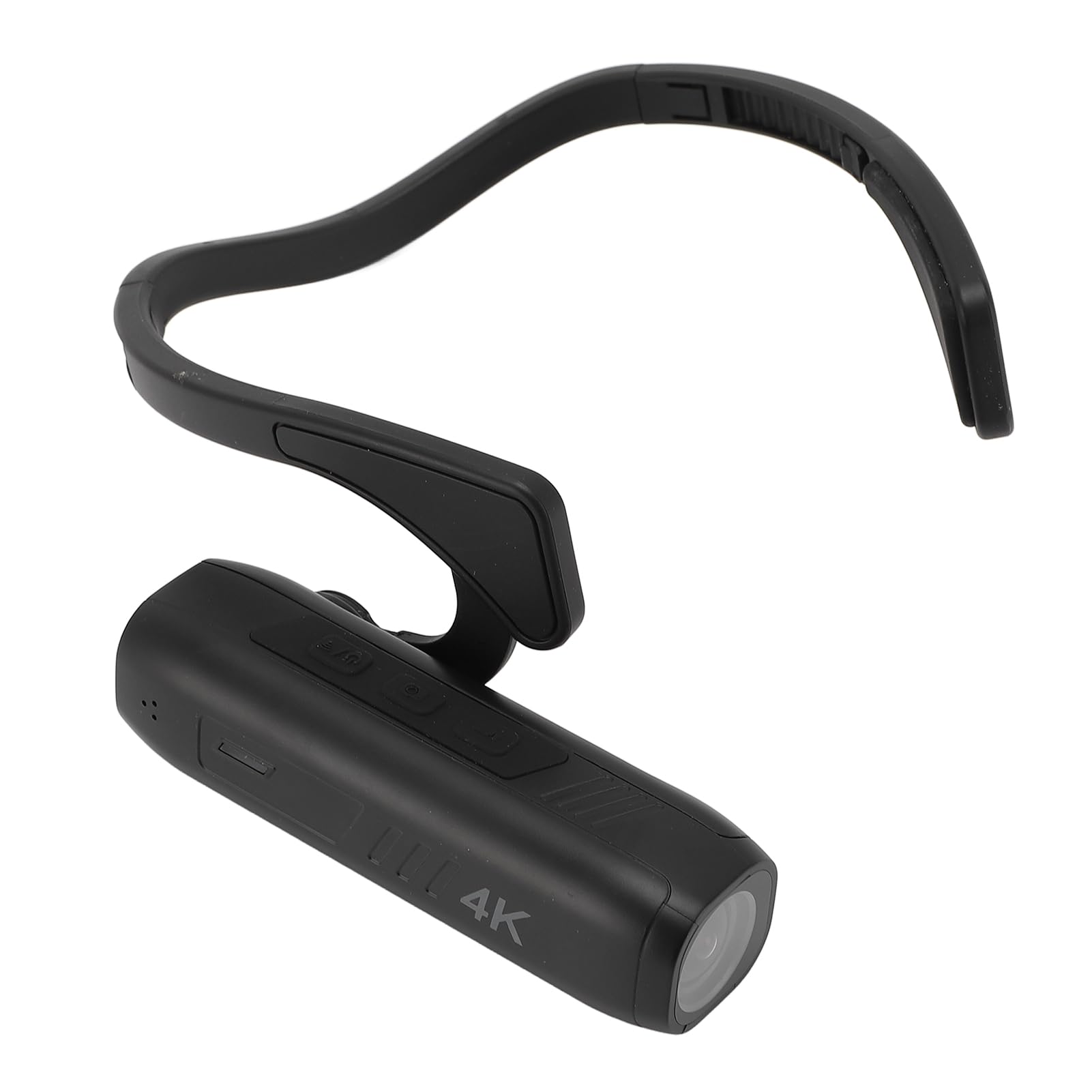 Eujgoov Videocamera da Testa 4K 60FPS HD per Appassionati di Sport con Stabilizzatore e Controllo App, Materiale ABS