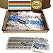 Ltvystore 2W Resistors Kit, Resistor Assortment Metal Film 23 Values, 22 Ohm - 1M Ohm Resistor Pack Assorted 2 Watt, 1% Resistance Resistors Set Compatible with Arduino