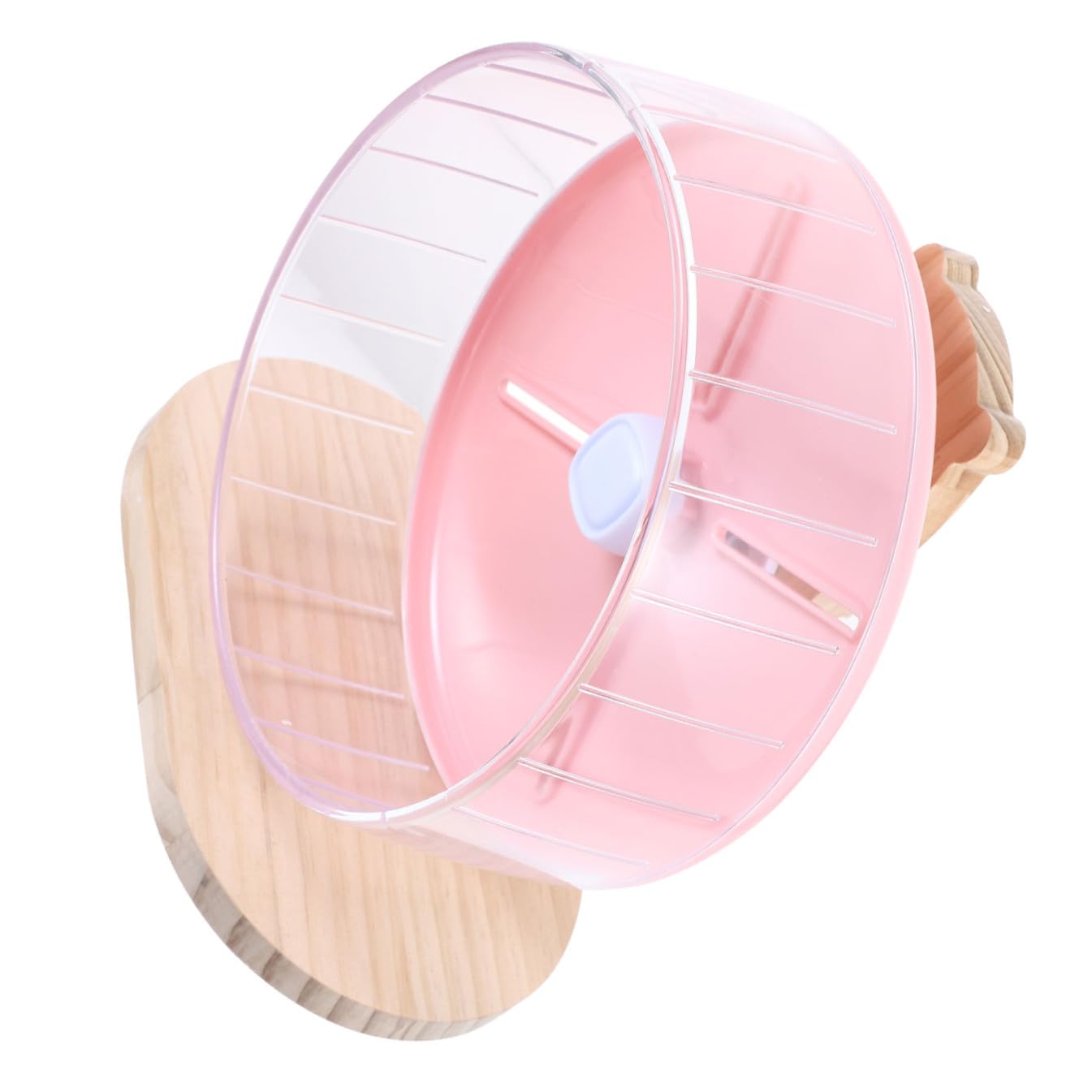 1 Ensemble Roue de Course Silencieuse pour Hamster et Rongeur avec Support Accessoire pour Chinchilla Souris et