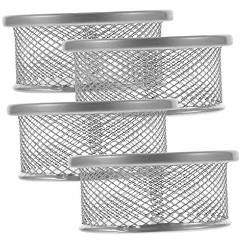 Gogogmee Metal Mesh Pen Organizer Desk Stationery Organizer Storage Boxes for Paperclips