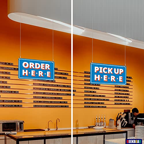 GEEKBEAR Order Here and Pick Up Here Signs (Blue) - Image 2