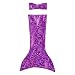 Fin Fun Mermaid Tail Outfit for 18 Inch Doll like American Girl - Sparkle Purple Sky - Outfit Only, Doll Not Included …