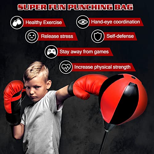 Natggz 1102 Height Adjustable Punching Bag Set thumb #1