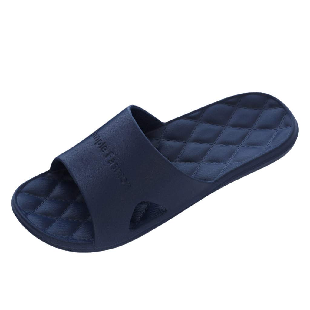 AnFeng Home Shower Pool Fashion Casual Non-Slip Shoes Mens Couples Bathroom Slippers Mens Slipper Mens Slippers Memory Foam