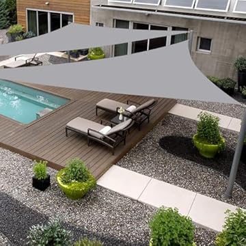 large triangle shade sail