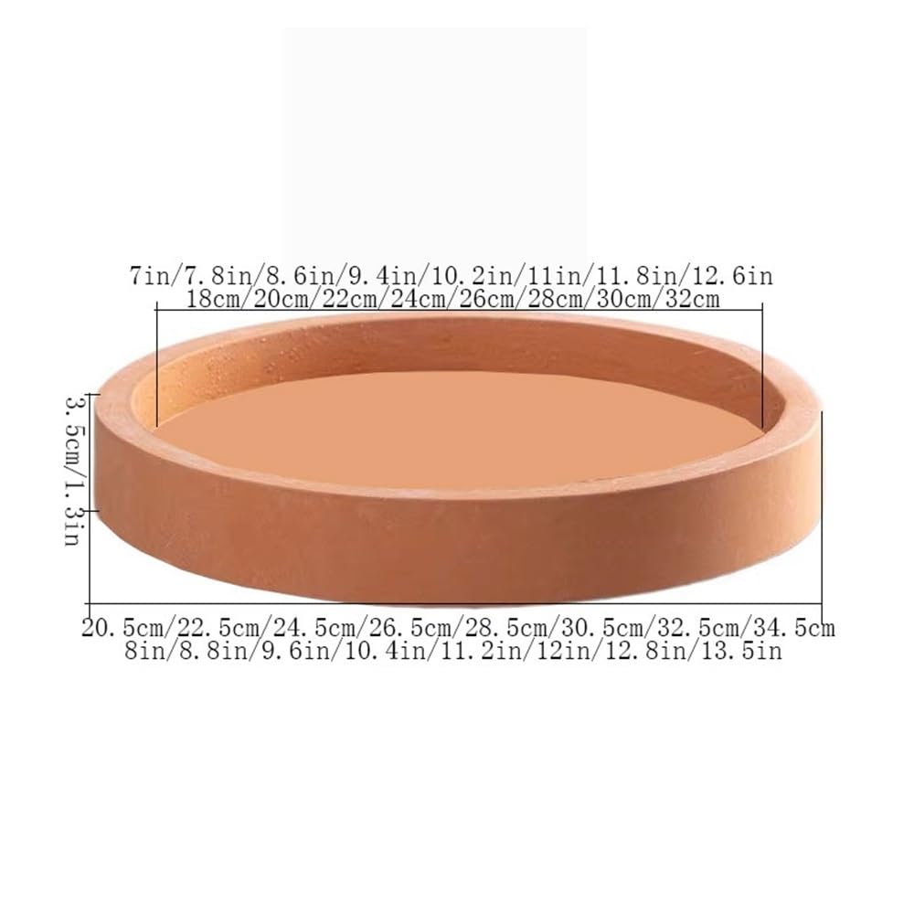 Versatile Sottovaso for piante in resina sintetica for la casa(Piccolo)