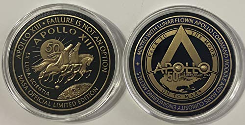 NASA Apollo 13 Medallion 50th Anniversary Contains Flown Command Module Metal That Went to the Moon
