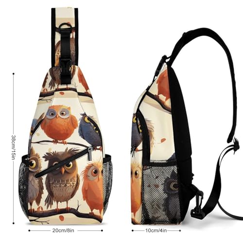 Bolso cruzado tipo sling para viaje y senderismo miniatura 2