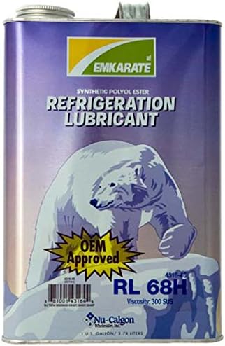 4316-46 Emkarate RL68H Polyol Ester Refrigeration Lubricant, 1 Gallon, 300 SUS Viscosity
