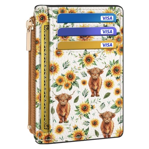 Image of Tipmile Womens Credit Card Holder Wallet, Small Slim RFID Blocking Sleeve