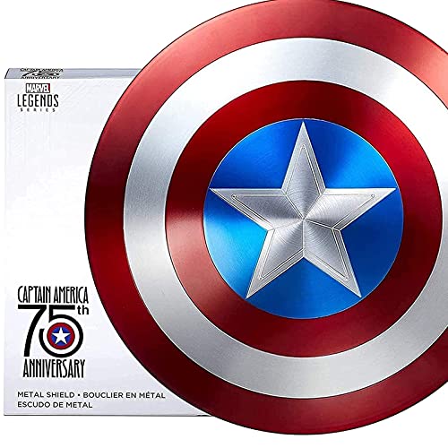 FYHCY Avengers Marvel Capitán Escudo Capitán América Escudo Metal 75 Aniversario 1: 1 Versión...