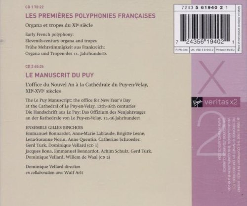 Les Premières Polyphonies françaises (XIe siècle) - Le Manuscrit du Puy