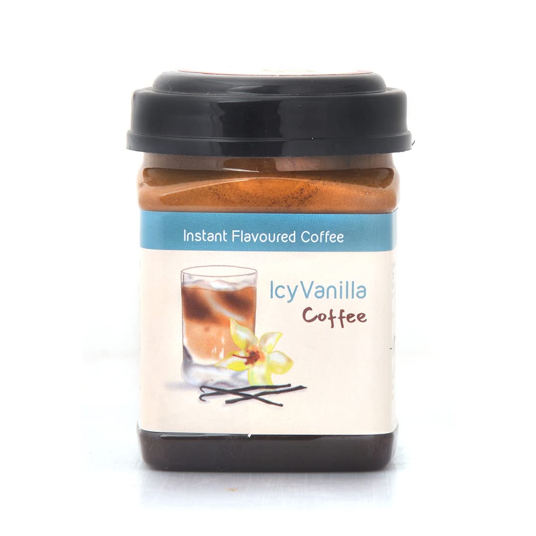 HETALS HOMEMADE Premium Instant Coffee | ICY VANILA | 250 GM | Prepares 20 Cups | Dalgona Coffee Premix | Enjoy Hot or Cold