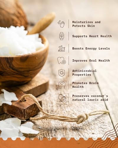 Image of NaturaleBio Organic Virgin Coconut Oil 32 fl oz Raw Cold Pressed for Skin, Hair, Moisturizer, Massage, Body, Hand, Cream, Vegan Butter Alternative, Ideal Lotion, Perfect Care