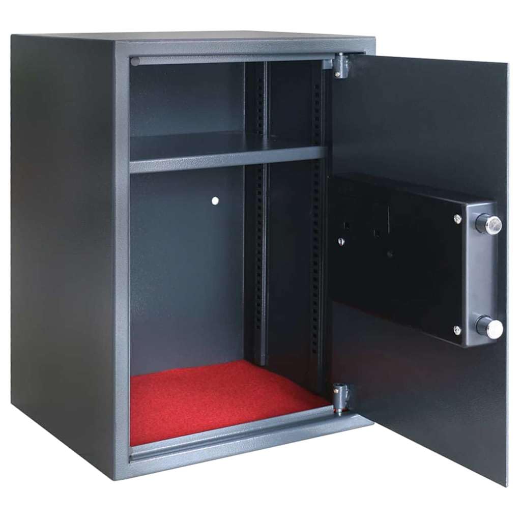 Caja Fuerte Digital Gris Oscuro 35 x 31 x 50 cm Acero,Casa y jardín,Seguridad empresarial y del hogar,Cajas Fuertes,15.2kg-42011308