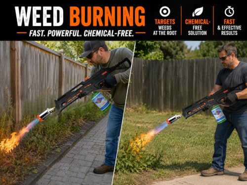Image of Flame King BlazeTac FK2000 Propane Torch Gun Weed Burner, Trigger Ignition