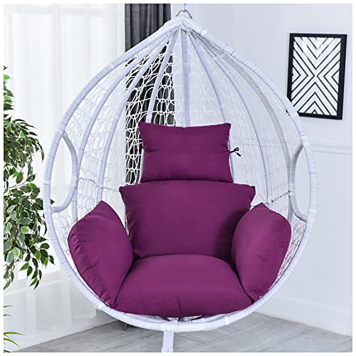 Coussin de balançoire violet avec appui-tête pour des instants sereins