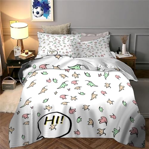 Housse de couette 3D ultra douce et résistante avec fermeture éclair