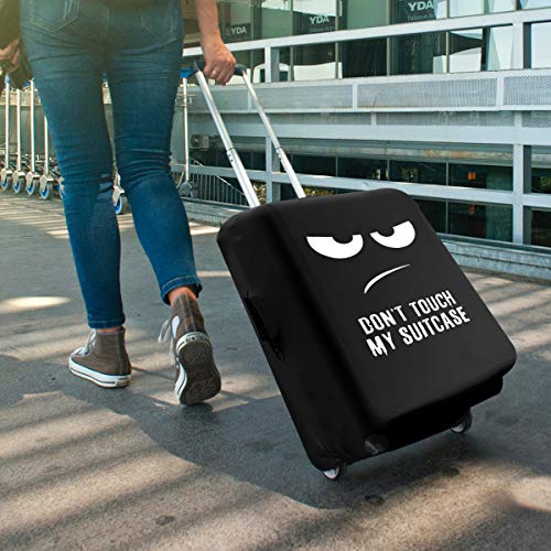 kwmobile Koffer hoes voor koffer (L) - Elastische kofferbeschermhoes met ritssluiting - Reiskoffer Cover Case - Image 3