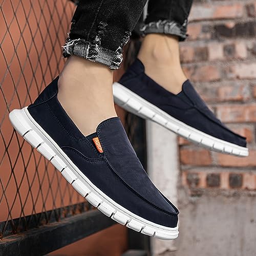 Men's Loafers & Slip-ons,Fashion Quick Dry Lightweight Mens Boat Shoes,Casual Breathable Mesh Deck Shoes Mens,Slip Resistant Sole,for All Weather2