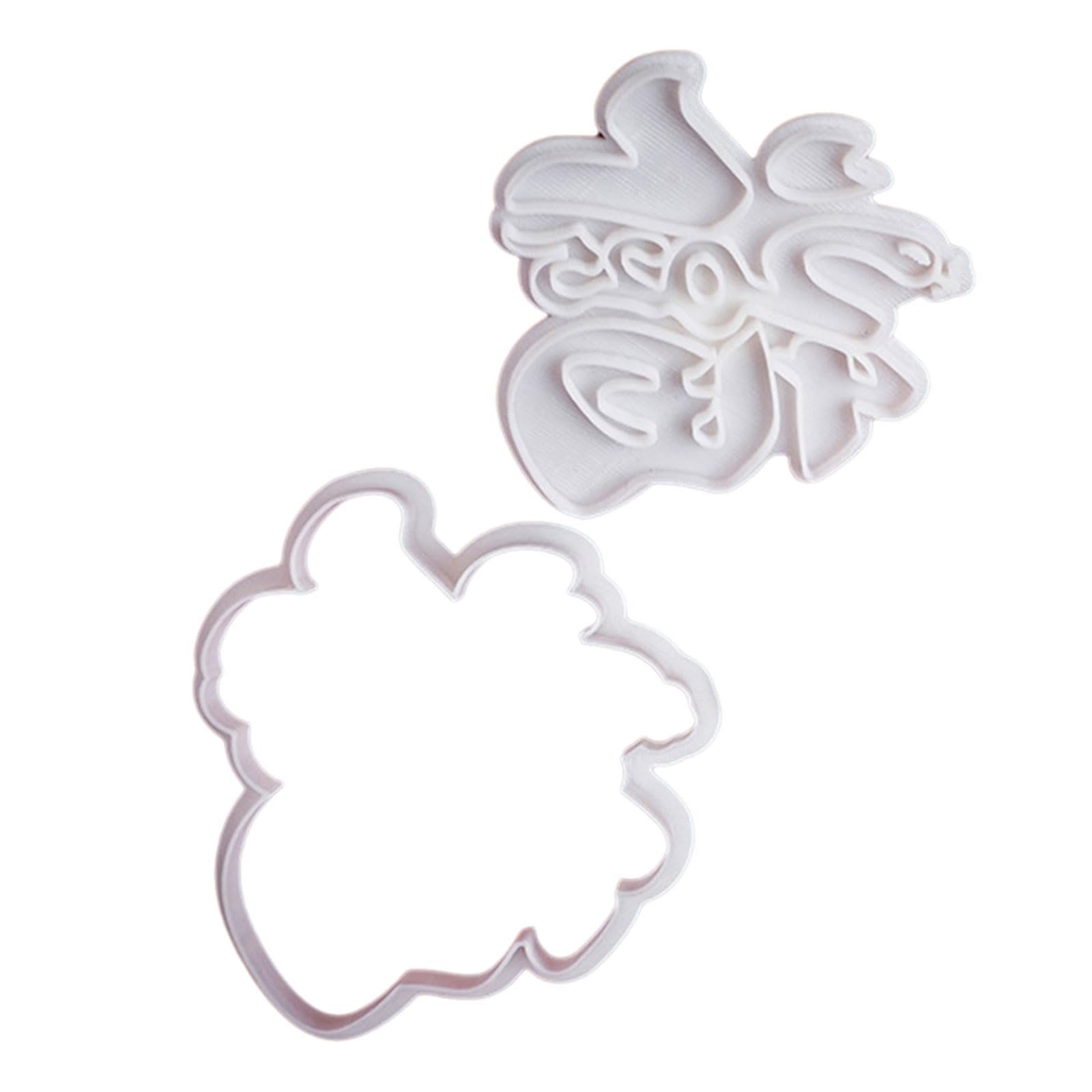 Buxuaaaa A The Word Luck Character Cookie Mold For Snake New Year Themed Holiday Treats Kitchen Dessert Biscuit Baking Supplies Family Baking Party Tool