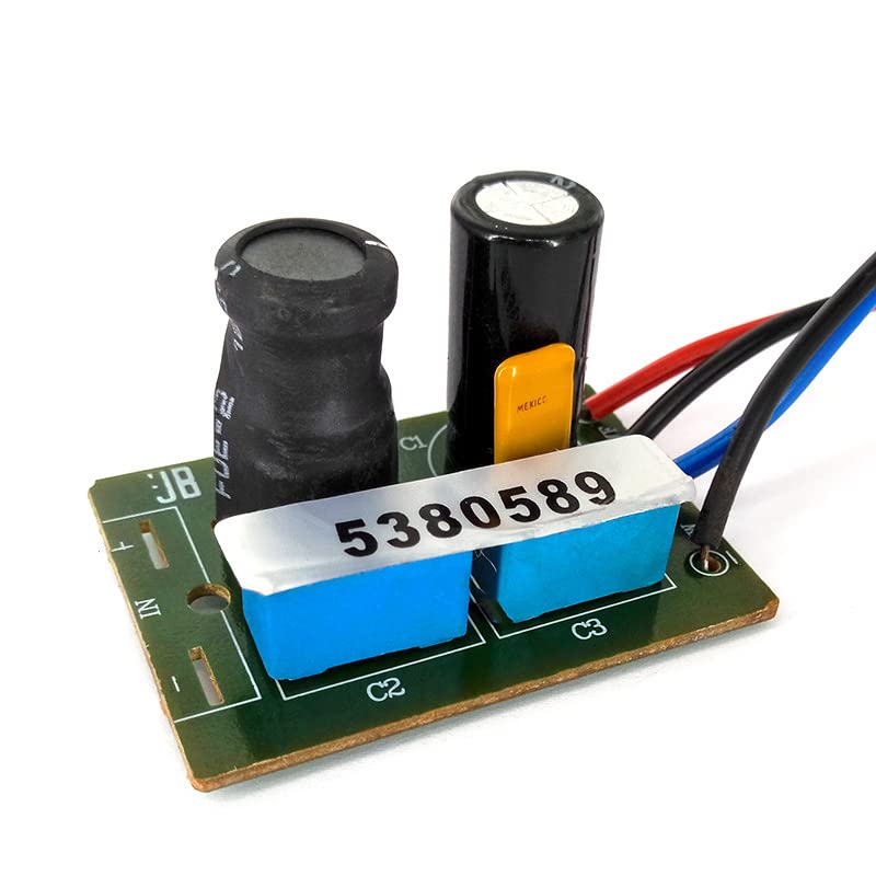 JINGERL 2PCS 2 Way 60W Speaker Treble Bass Frequency Divider Home Theater HiFi Stereo DIY Audio Crossover Filters