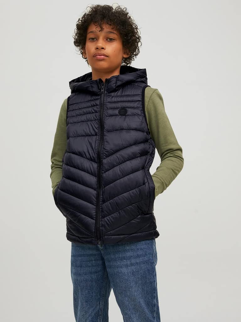 JACK & JONES Jjehero Bodywarmer Hood SN Jnr Giacca Trapuntata Bambini e Ragazzi