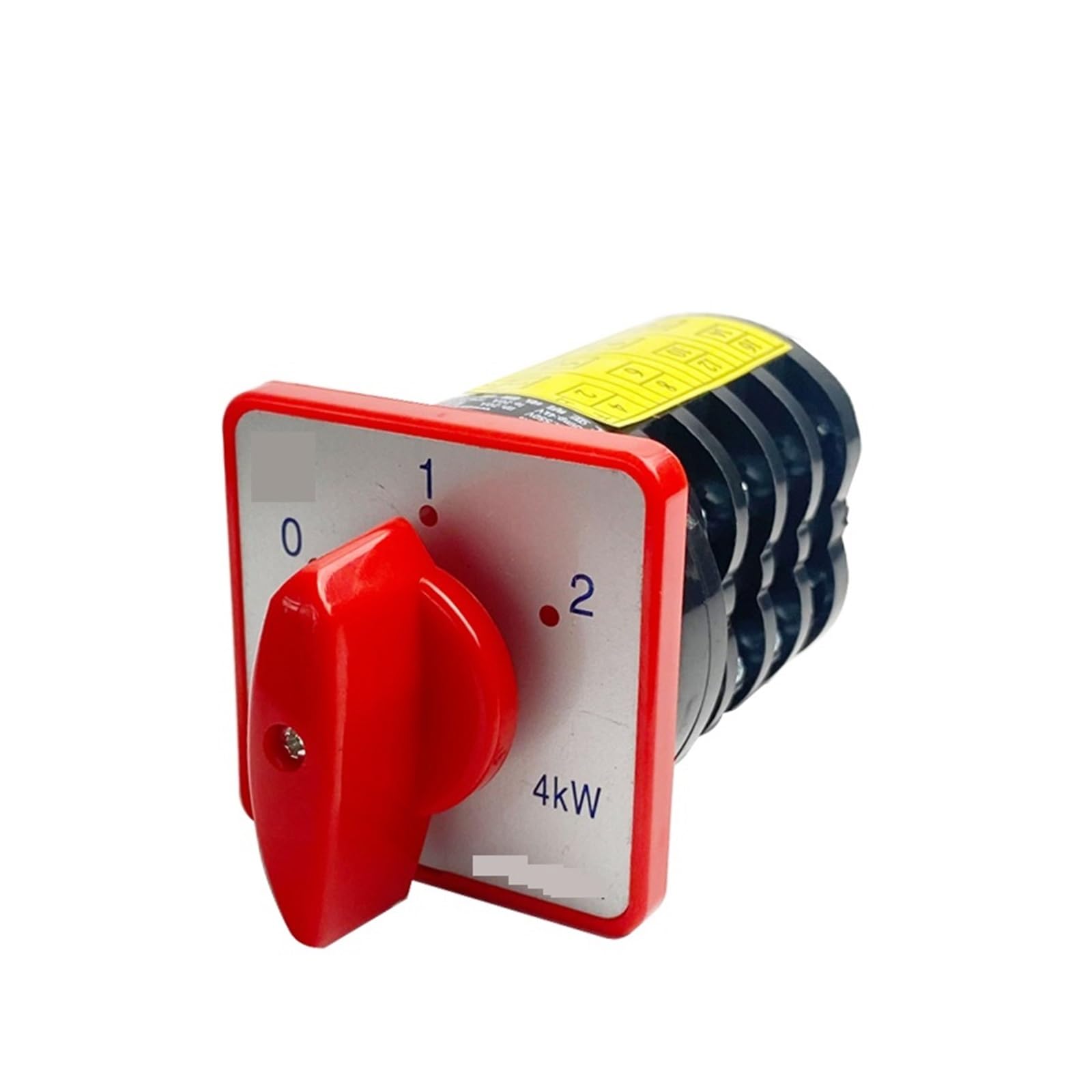 ZDVHOMCB HZ5 Series 3 Position Rotary Cam Switch 20A 4 Pole 4kw Changeover Selector Silver HZ5-20/4 M08