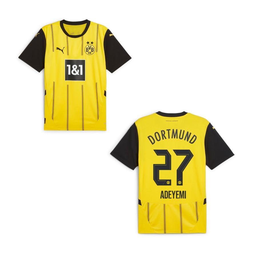 PUMA Borussia Dortmund BVB Trikot Home 24/25 Herren - Adeyemi 27 - Größe...