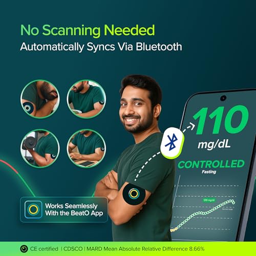 Image of BeatO 15-Day Bluetooth CGM + 15 Day Expert Coaching Plan