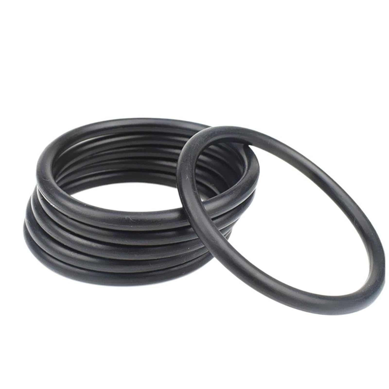 Bande Caoutchouc Nitrile Solide Noir 2m - Joint Torique Étanchéité Diamètre 0.8 à 6.5mm