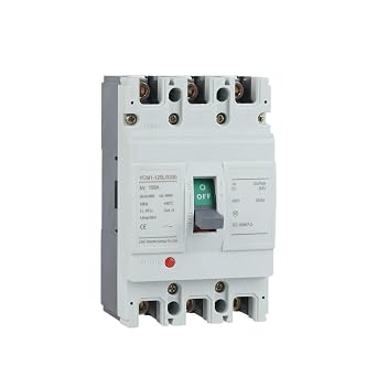 CNC YCM1-125L 3P 100A Plastic Molded Case Circuit Breaker MCCB 8kA Short-Circuit Breaking Distribution Apparatus