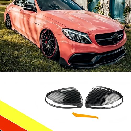 Coques de rétroviseur Mercedes W205 carbone pour remplacer des coques rayées