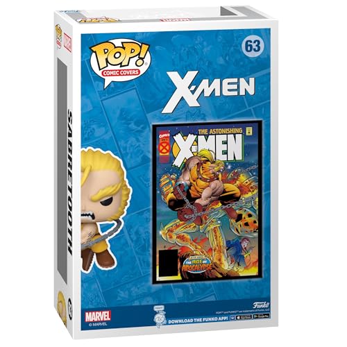 Image of Funko Pop Comic Cover: Marvel - Age of Apocalypse Sabretooth, Amazon Exclusive - Collectable Vinyl Figure - Gift Idea - Official Merchandise - Toys for Kids & Adults
