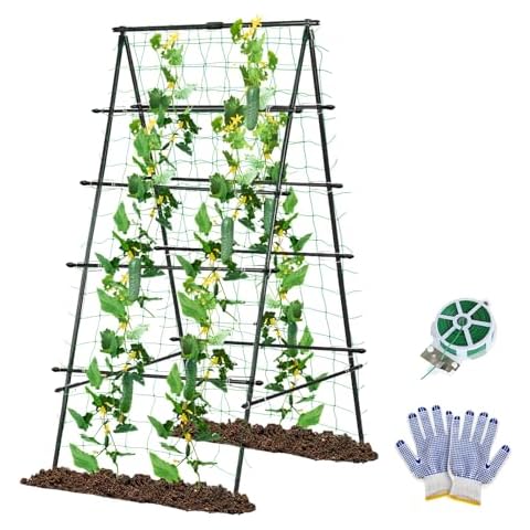 MQUPIN 63in A-Frame Garden Trellis Cover