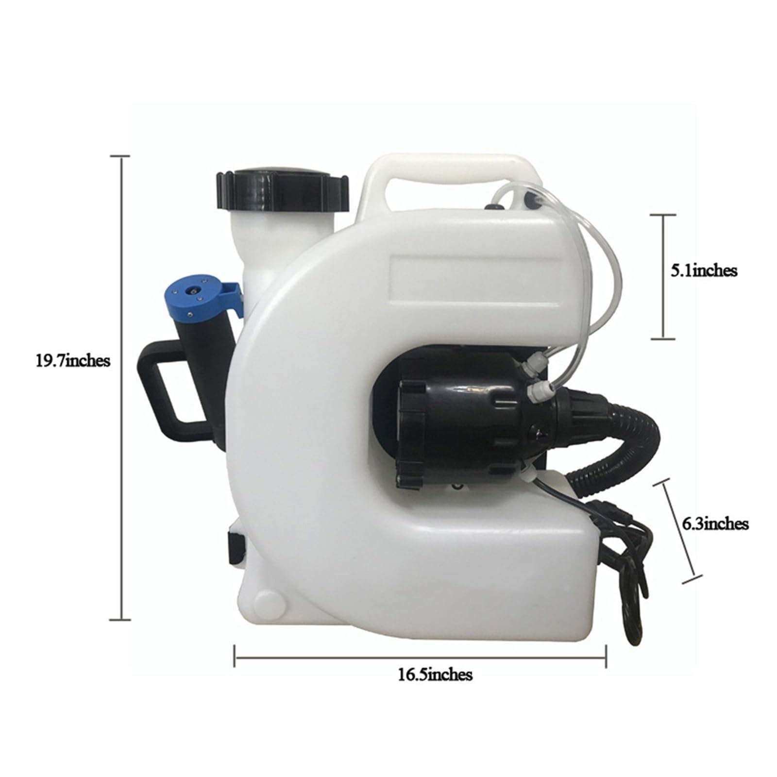 Opryskiwacz Elektryczny, 15L 1400W Super-C plecak elektryczny opryskiwacz ULV, zimny zamgławiacz Ultra rozpylacz ogrodowy maszyna do zamgławiania na zimno