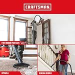 CRAFTSMAN CMXZVBE38777 Genuine 5-20 Gal. HEPA Media Wet Dry Vacuum Filter | Fits Most 5 to 20 Gallon CRAFTSMAN Shop Vacuums, Easy Installation and Traps Allergens, 2-Pack