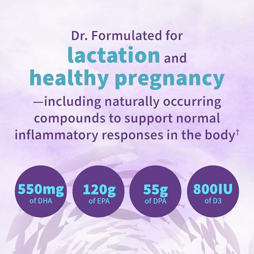 Image of Garden of Life Dr. Formulated Prenatal DHA Fish Oil - 500mg DHA & DPA in Triglyceride Form 100% DV Vitamin D3, Single Source, Mercury Free Omega 3 Supplements for Women's Health, 30 Softgels
