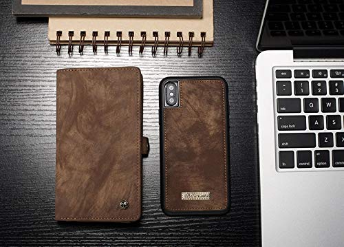 Coque iPhone 12 Pro en métal amovible et étui portefeuille haute résistance
