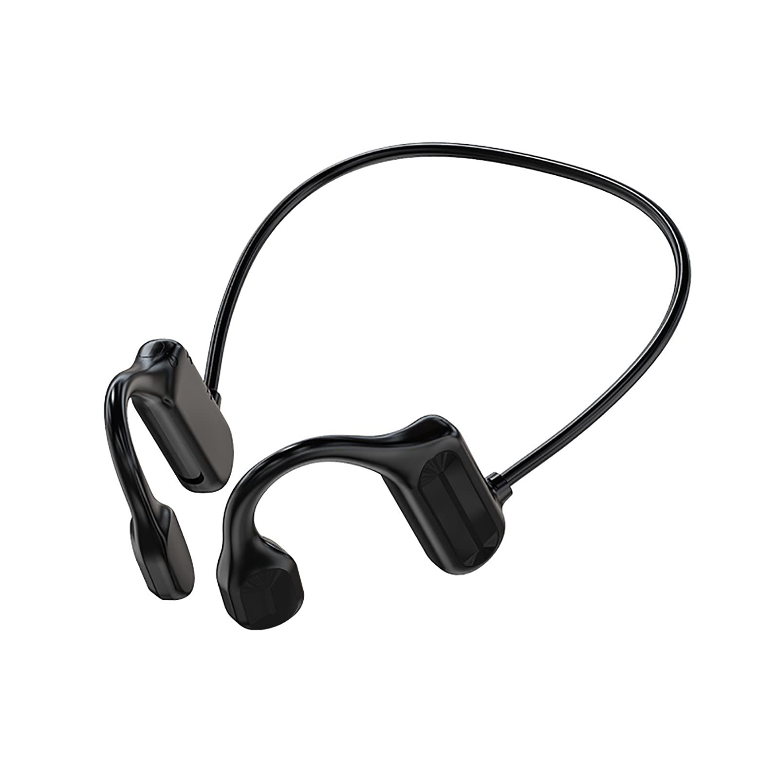 Bone Conduction Headphones Bluetooth 5.2 Wireless Open Ear Headphones with Mic Waterproof Sweat Resistant Air Conduction Headset Premium Sound Long Playtime Earphone for Running Sport Swimming