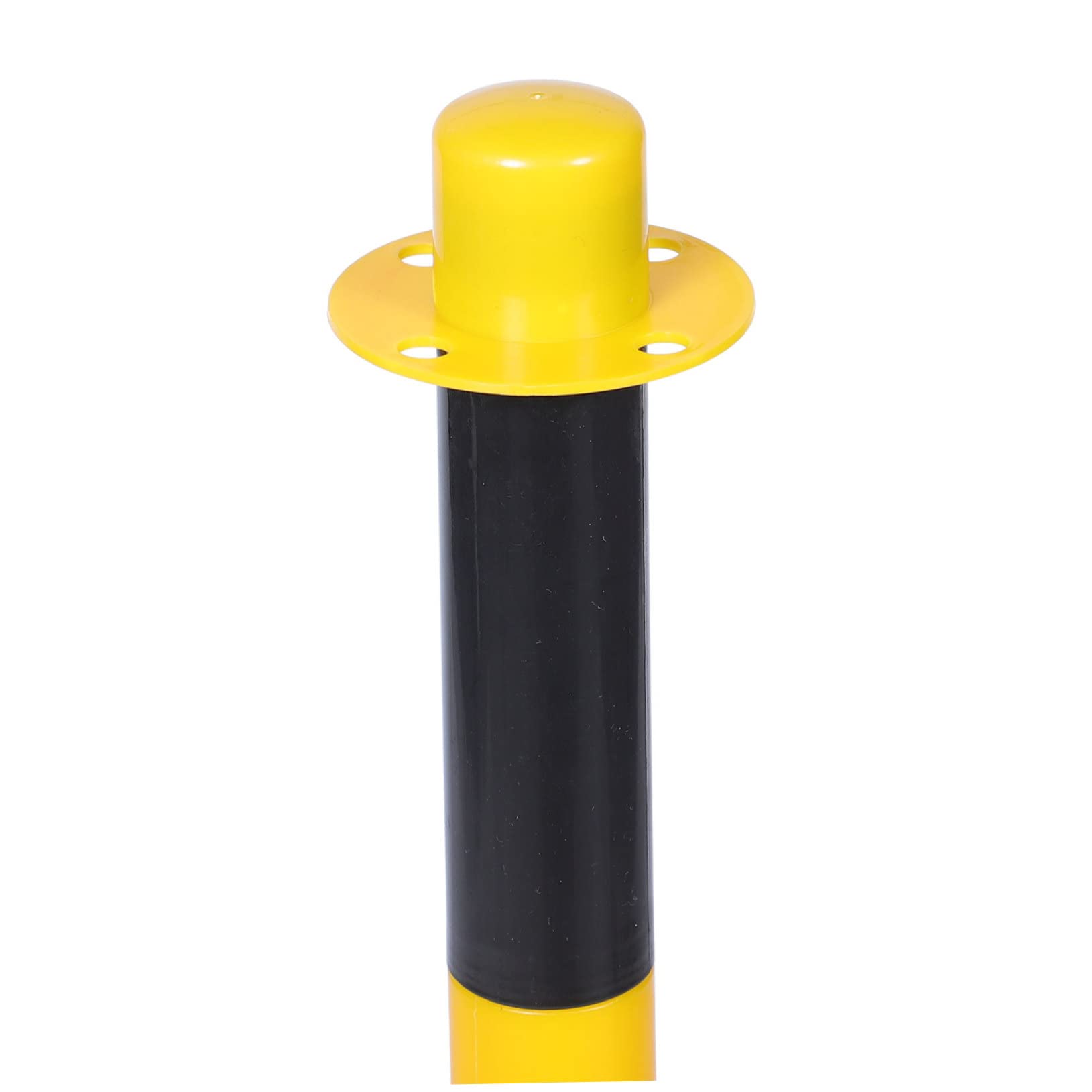 Poteau de Barrière de Sécurité Réglable en Plastique, Lot de 2
