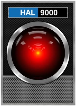 Hal Sticker Hal 9000 Sticker lo-tac 11cmx16cm - FREE UK POSTAGE : Amazon.co.uk ...