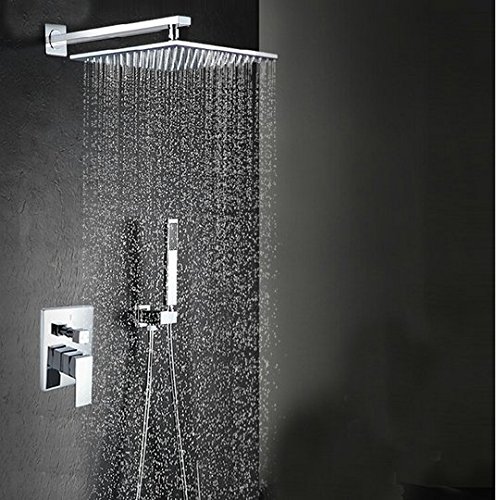 Grande pomme de douche 12" murale chromée pour transformer votre salle de bain