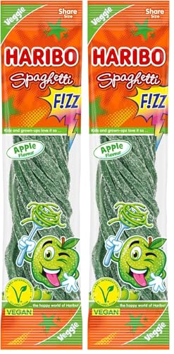 HARIBO SPAGHETTI APPLE 200g (Paquete de 2)