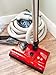 Central Vacuum 35 Ft Hose Accessory Kit Featuring Sebo Carpet Power Head (Red ET-2)