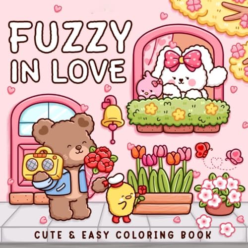 SAHRI Animal Coloring Book Cozy Coloring Book for Adults and Teens Featuring Super Cute Animals Cozy Activities and Cute Designs for Relaxation & Stress Relief (little ghost)